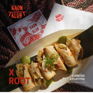 popup comida filipina kaon klub x root concept tienda de vinos naturales malasana madrid
