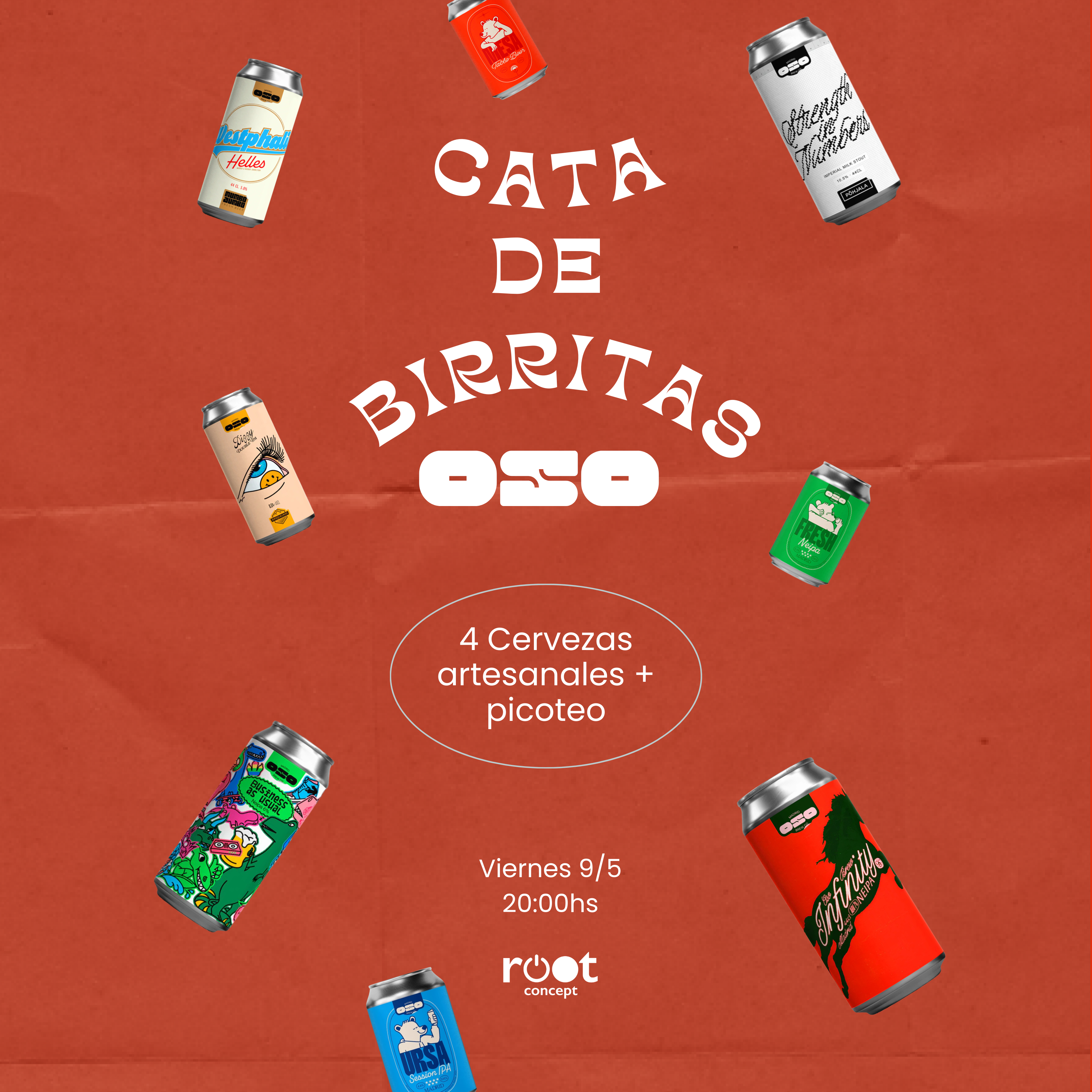 CATA DE BIRRITAS OSO BREW · Viernes 9/5