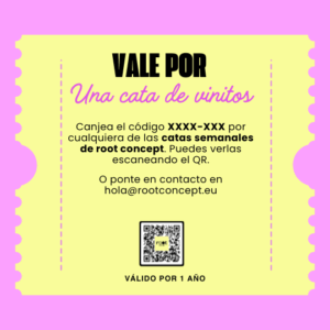 Tarjeta Regalo · Catas de vinitos en root